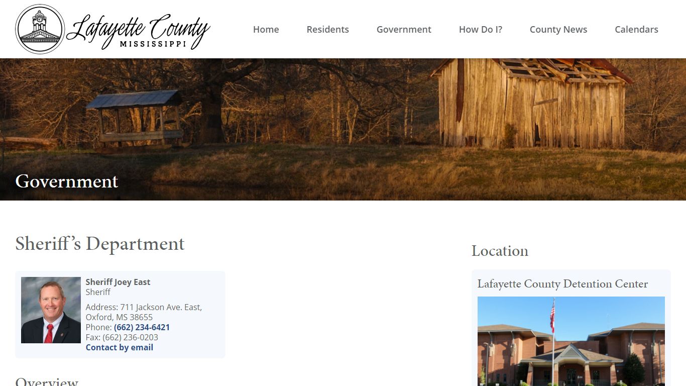 Sheriff's Department - Lafayette County